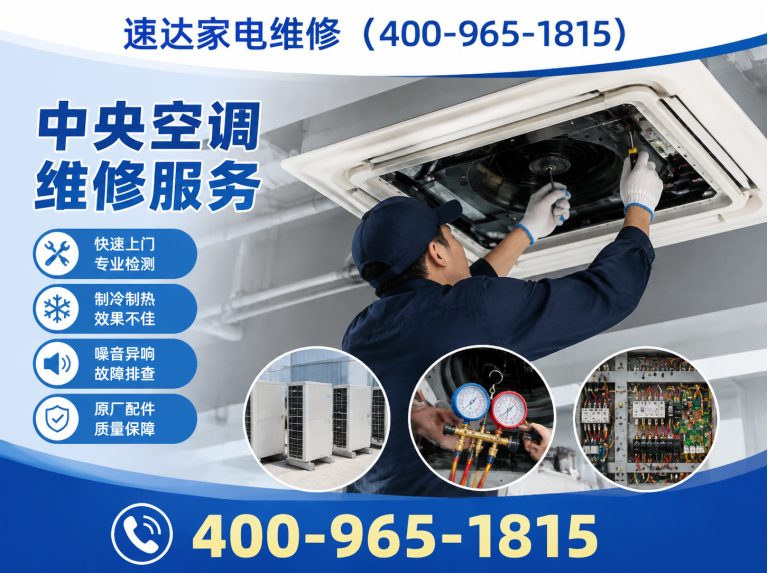 太原中央空调维修展示图